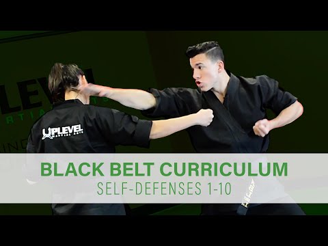 Black Belt Curriculum - Self-Defenses 1-10