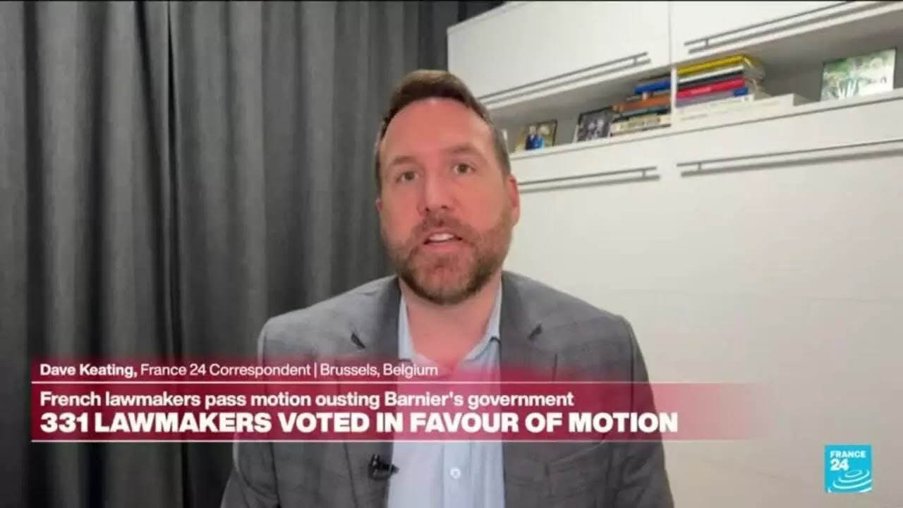 Vote to oust French PM prompts ‘extreme apprehension’ in Brussels • FRANCE 24 English