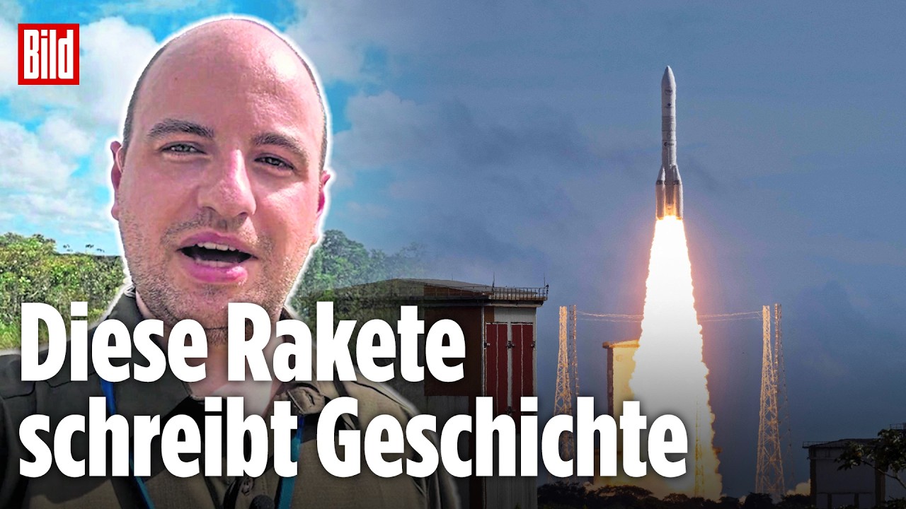 Europas Ariane-6-Rakete bringt 36 Amazon-Satelliten ins All – BILD VOR ORT