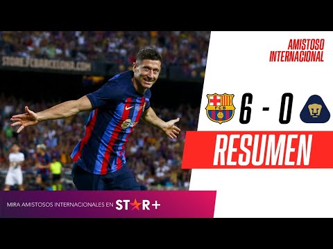 Video: Barcelona goleó a Pumas y se quedó con el Joan Gamper