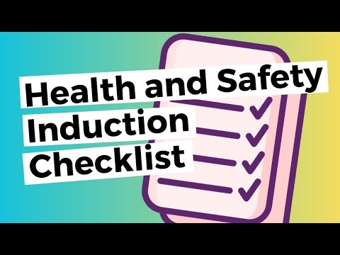 Health and Safety Induction Checklist