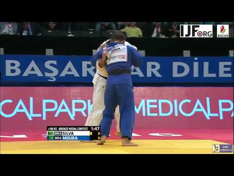 Judo 2016 Grand Prix Samsun: Silva (BRA) - Moura (BRA) [+100kg] bronze