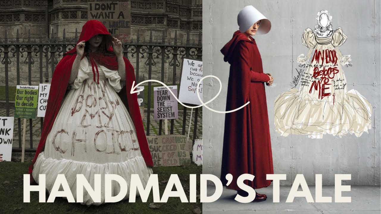 I made a Handmaids Tale inspired dress (and wore it to a protest)