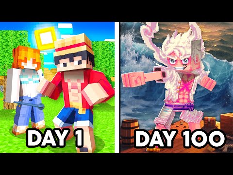 Insane! 100 Players Rule ONE PIECE in Minecraft