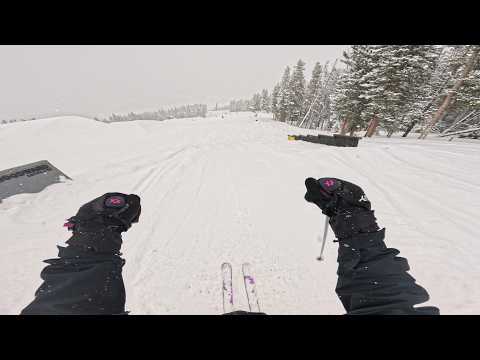 How to BACKFLIP on Skis Tutorial *POV*