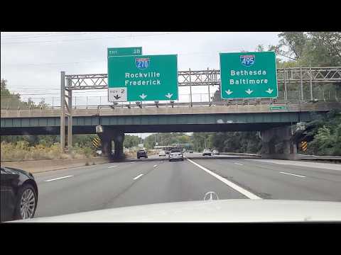 Driving from Fairfax County VA to Montgomery County MD 🚗 | I-66, I-495 & I-270 Commute 🇺🇸
