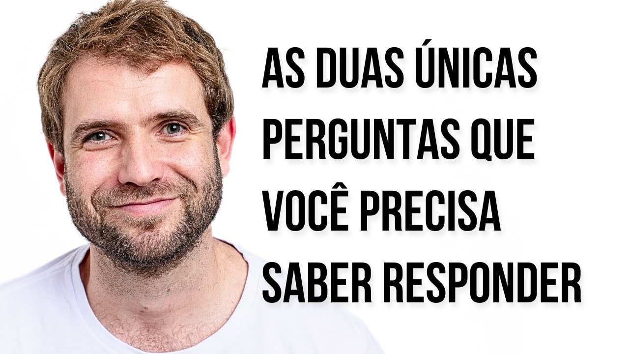 AS DUAS PERGUNTAS FUNDAMENTAIS, QUE VOCÊ NÃO SABE RESPONDER | SALVA-VIDAS | EMANUEL ARAGÃO