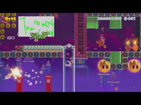 A Night at the Sky Festival by J and T - Super Mario Maker 2 - No Commentary 1bv