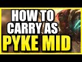 *THIS* IS HOW YOU ACTUALLY CARRY AS PYKE MID!  THE RANK 1 PYKE SHOWS YOU HOW TO ABUSE THIS STRATEGY!
