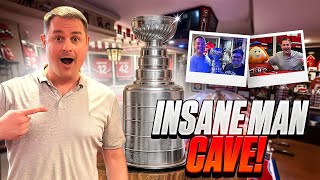 You Won’t Believe This HABS SUPERFAN'S Basement! 65K Followers + Habs Hall of Fan!