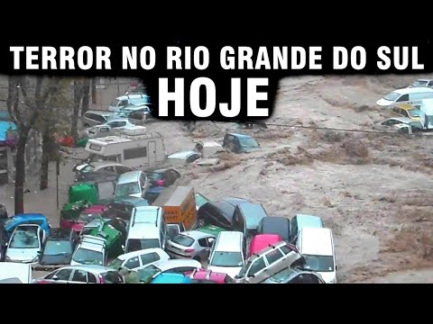 TERROR NO RIO GRANDE DO SUL HOJE! TORNADO GIGANTE DESTRUIU TUDO - ENCHENTES NA AFRICA AGORA