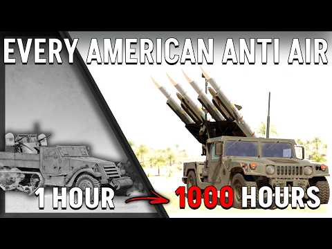 The Entire American Anti Air Line - 5 Kills in Each Tank