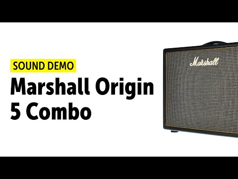 Marshall Origin 5 Combo Sound Demo (no talking)
