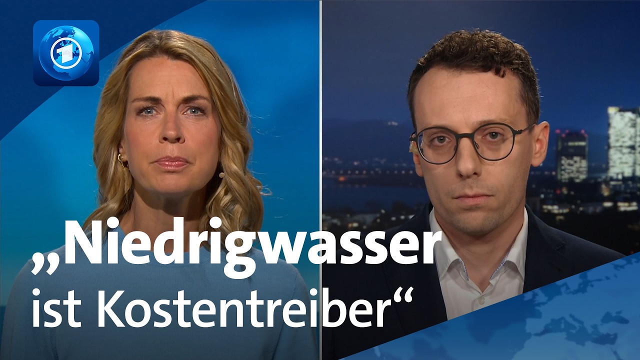 Folgen des Niedrigwassers für Wirtschaft und Verbraucher | tagesthemen-Interview