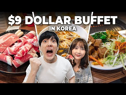 Buffet KBBQ de US$ 9 na Coréia! QUÃO BOM É?!