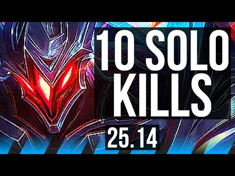 ZED vs AURELION SOL (MID) | 10 solo kills, Legendary, 17/4/6 | EUW Master | 25.14
