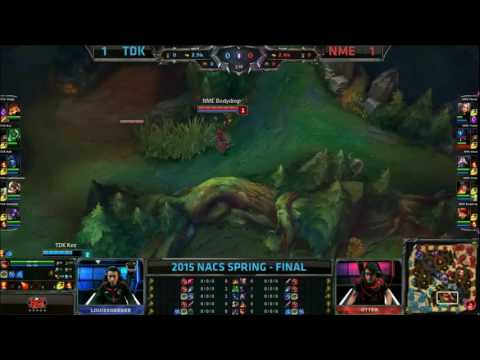 ♠ SEASON 5 ♠ || Enemy eSports vs Team Dragon Knights Game 3 Grand Finals NACS Spring 2015 NME vs TDK