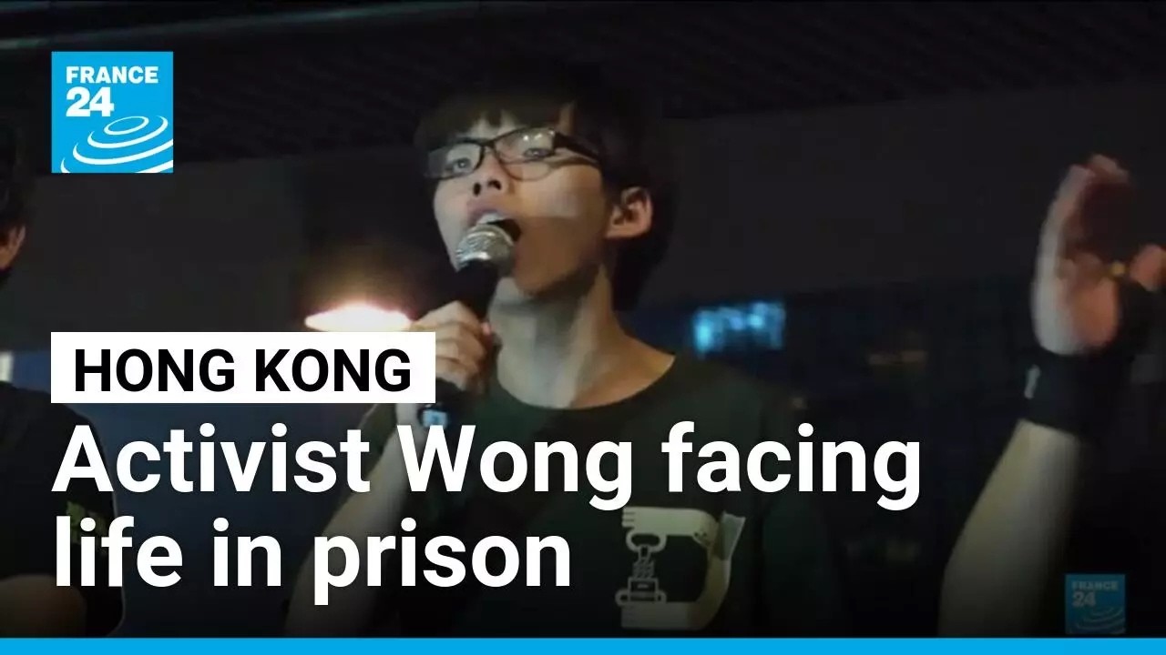 Hong Kong activist Joshua Wong could face life in prison after guilty plea • FRANCE 24 English