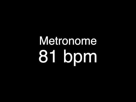 81 bpm Metronome