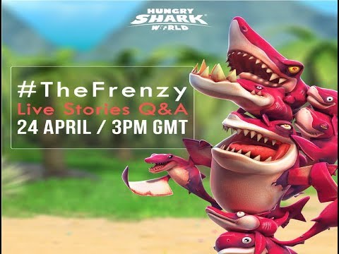 Frenzy ! New Live Contest Most Sharks Eaten - Hungry Shark World