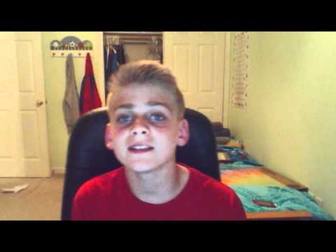 luke schroeder singing im yours