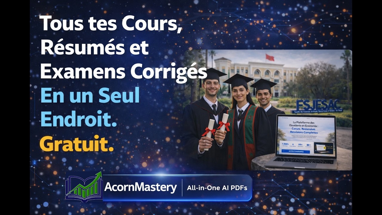 Aperçu de la plateforme EconMastery