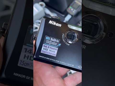 Cámara proyector de NIKON 🫨🫨 #chile #tianguis #nikon #coolpix100pj