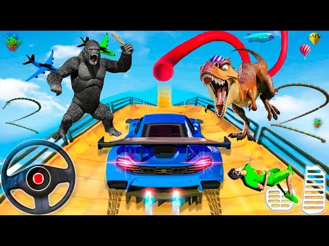 ✅Police Car Stunts GT Ramp 2022 - Impossible Car Racing Stunts 3D - Android Gameplay #26