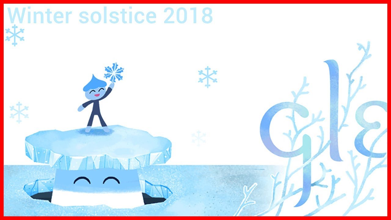 Winter Solstice 2018 Google Doodle