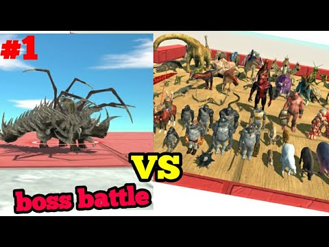 BOSS BATTLE !!! ANIMAL REVOLT BATTLE SIMULATOR  ( SPIKE BOSS )