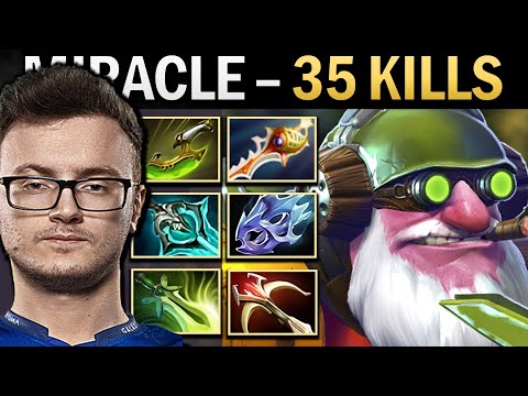 Sniper Dota Gameplay Miracle with 35 Kills and Rapier