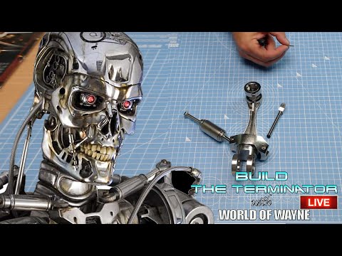 Build the Terminator LIVE - Parts 75, 76 and 77 - More Upper Left Arm Details