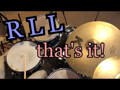 Essential Stickings for Drum set | R L L | Drum Lesson and Application
