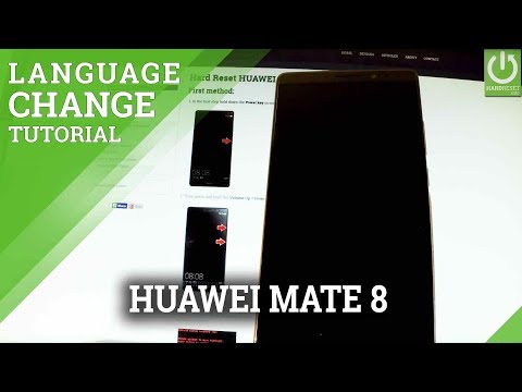 Language in HUAWEI Ascend Mate 8 - Change Language Settings