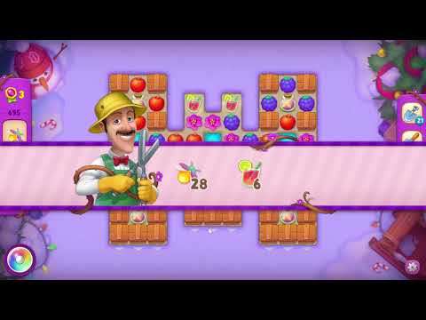 Gardenscapes 695 Super Hard Level - 12 moves - NO BooSTERS