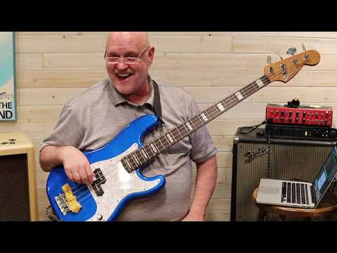 Demo: SCB  Candy Electric Blue "Lambie P" bass