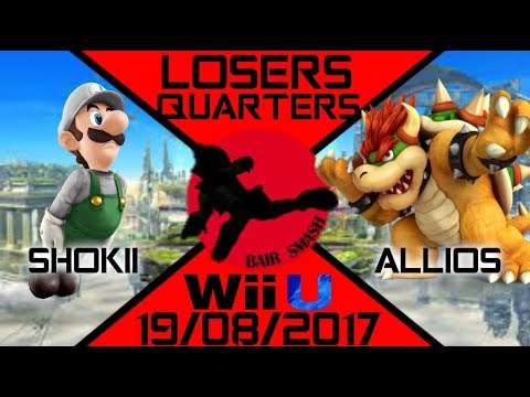 Bair Smash 16 Losers Quarters - BS | Shokii (Luigi, Mario) Vs. BS | Allios (Bowser) - Smash Wii U