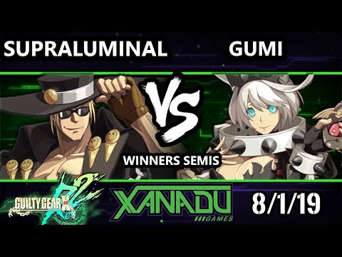 F@X 313 GGXRD2 - Supraluminal (Johnny) Vs. GUMI (Elphelt) - Guilty Gear XRD Rev 2 Winners Semis