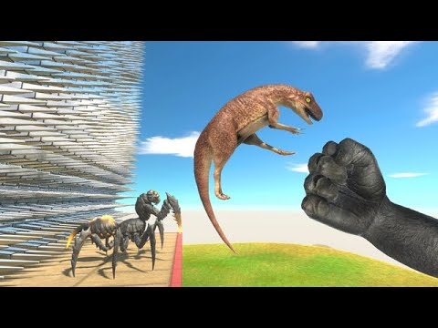 Jump Over Giant Fist or You Will be Punched Into Spikes