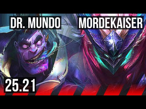 DR. MUNDO vs MORDEKAISER (TOP) | EUW Diamond | 25.21