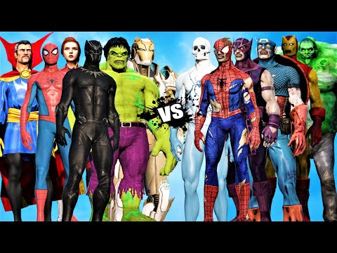 The AVENGER VS The AVENGERS ZOMBIE - Epic Battle