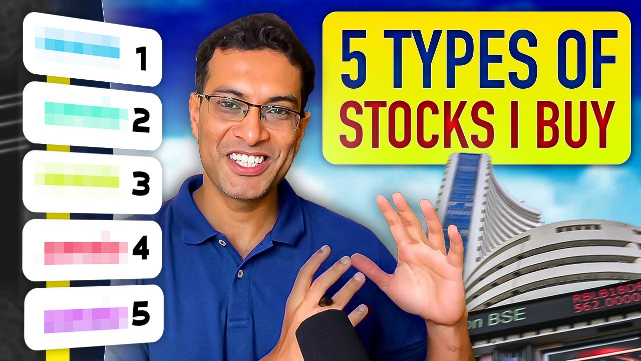 Buy these 5 types of stocks to build a balanced Portfolio | Akshat Shrivastava