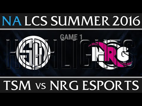 TSM vs NRG Esports Game 1, NA LCS Week 9 Day 3 Summer 2016, Team Solomid vs NRG Esports G1