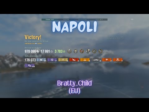 {Replay | 12.8}Tier 10 CA RM Napoli by Bratty_Child(EU) - Kraken featuring funny paid actors