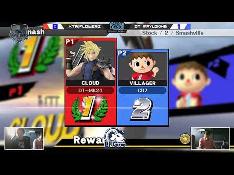 BL3 Smash 4 - XTR | Flowerz (CLoud) VS DT |Mayloking (Villager/Ness) - Round Robin