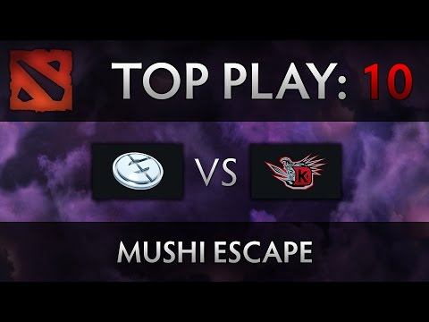 Dota 2 TI4 Top Play - EG vs DK - Mushi Escape