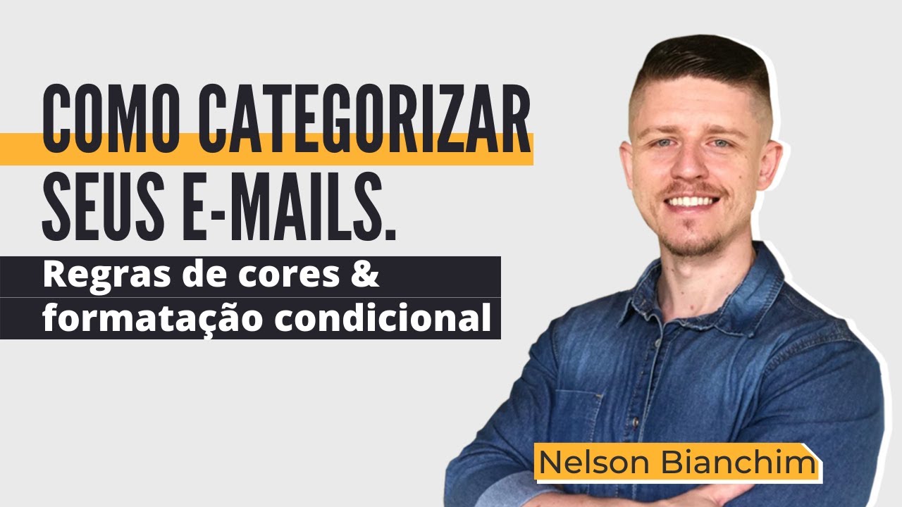 Categorizar e aplicar regras das cores no Outlook Web — Formatação condicional |Dicas de Outlook #12