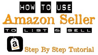 HOW TO SELL ON AMAZON FBA | AMAZON SELLER SCANNER APP TUTORIAL