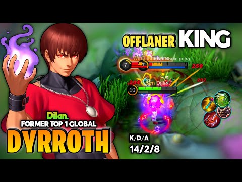 Dyrroth Strong Offlane MVP Gameplay [Former Top 1 Global Dyrroth] By Dilan - Mobile Legend