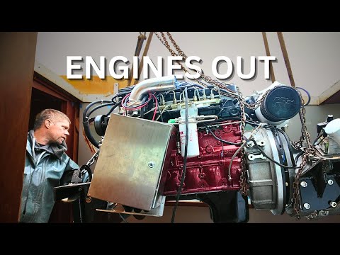 Taking Our 500-Hour Cummins Engines Out | Hybrid-Electric Project
